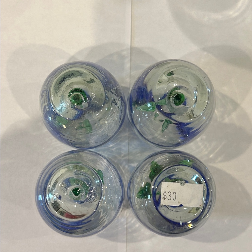 Agave Hand-Blown Glass Decanter and 6 Shot Glasses - Picture 12 of 16